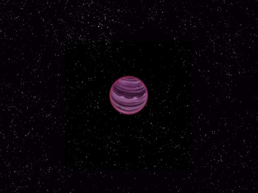 This image obtained October 9, 2013 courtesy of MPIA / V. Ch. Quetz shows an artist's conception of the planet PSO J318.5-22  in the constellation of Capricornus. Astronomers said October 9, 2013 they have found a lonely planet outside the solar system floating alone in space and not orbiting a star.  The gaseous exoplanet, dubbed PSO J318.5-22, is just 80 light years from Earth and has a mass only six times that of Jupiter.  Having formed 12 million years ago, the planet is considered a newborn among its peers. The planet is extremely cold and faint, about 100 billion times fainter in optical light than the planet Venus.     AFP PHOTO /  MPIA / V. Ch. Quetz 