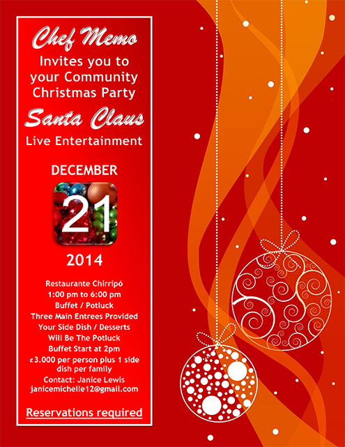 Christmas invitation resized