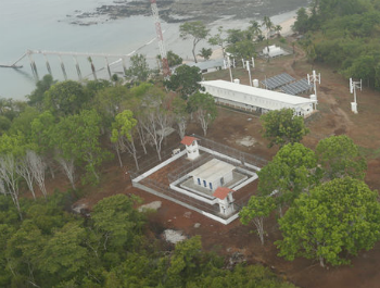 Aerial shot of Punta Coco prison (InSight Crime)