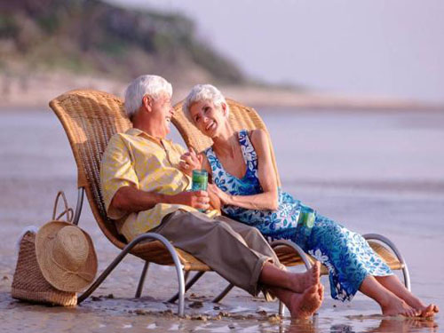 baby boomers on beach