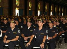 In total, 620 officers graduated during a ceremony on Monday. (Photo courtesy of the Fuerza Publica).