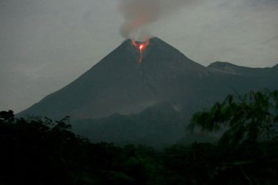 Nicaragua's Telica volcano pictured during an eruption in 2011. (Archive image).