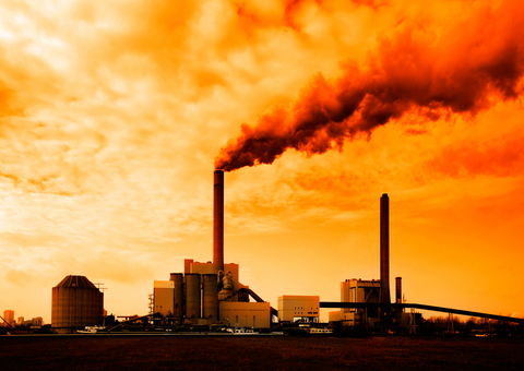 smokestack, climate change