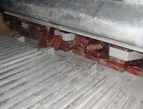 From January to July, the Drug Control Police (PCD) of Costa Rica seized 538 kg of cocaine hidden in four containers that were destined for Europe, according to the Ministry of Public Safety. Above, one of the containers. (Courtesy of the Ministry of Public Safety)