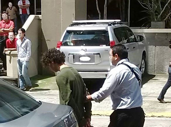 The 23-year-old suspect was taken into custody on Tuesday. (Photo courtesy of the OIJ)