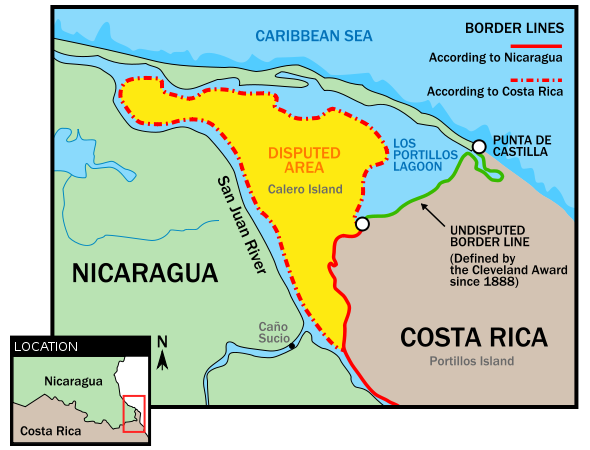 Costa Rica and Nicaragua have a long running dispute over the Calero Island. (Alejandro Covarrubias / CC)