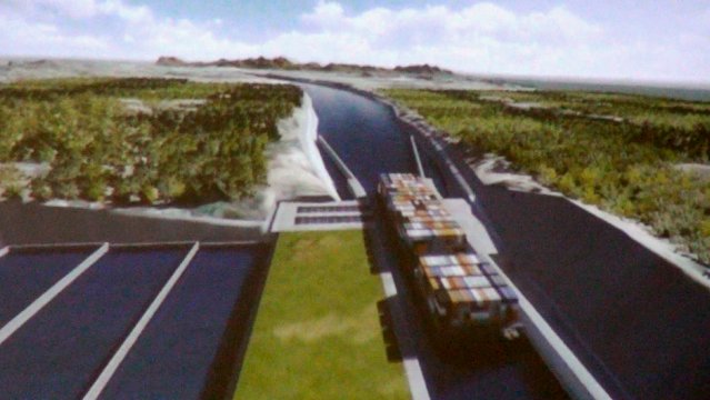 An artists rendering of a portion of the canal. (Courtesy / File)
